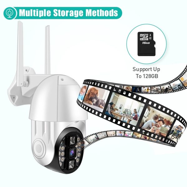 360 Degree Rotating Wifi Camera With Full Colour Two-Way Voice Motion Detection And 64Gb Tf Card - Image 13
