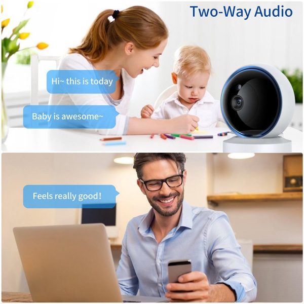 360 Degree Wifi Smart Security Camera With 3.0Mp Resolution Tf Card Support Two-Way Audio Motion Detection And Night Vision - Image 6