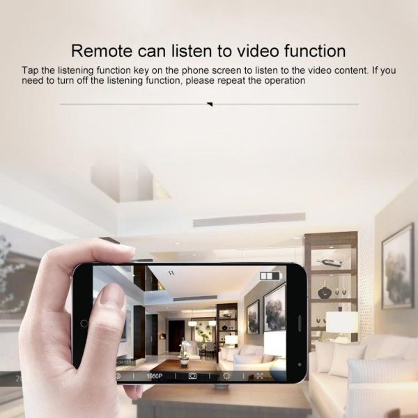 Mini Wifi Camera With 1080P Hd Night Vision & Remote Control - Image 4