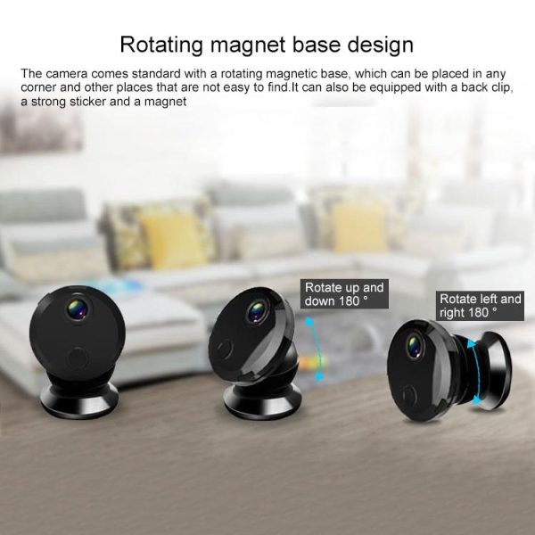 Mini Wifi Camera With 1080P Hd Night Vision & Remote Control - Image 11