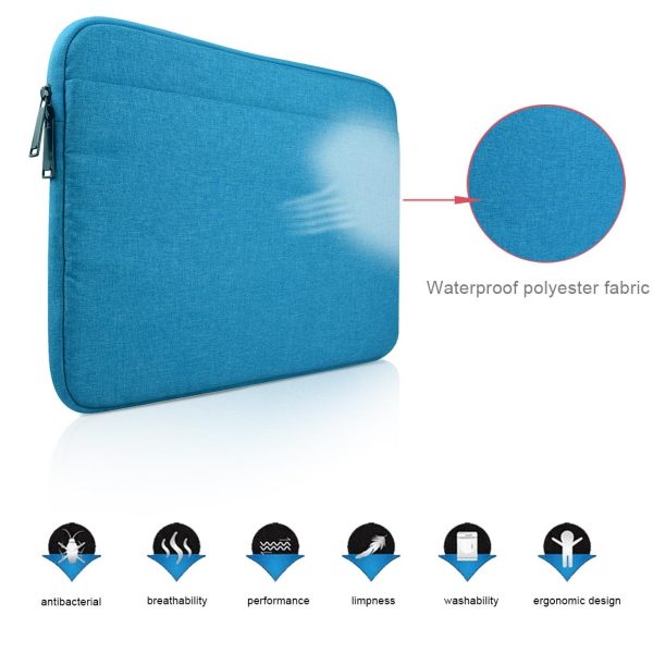 Portable Oxford Cloth Laptop Bag For 12 Macbook And Tablets - Navy - Image 5