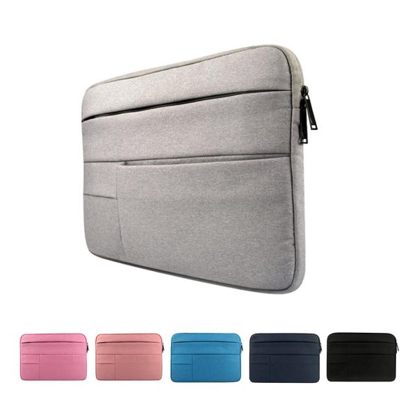 Portable Oxford Cloth Laptop Bag For 12 Macbook And Tablets - Navy - Image 11