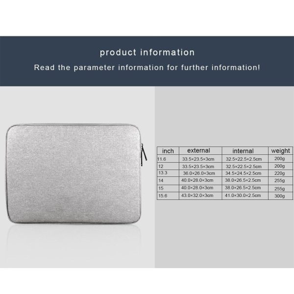 Universal Oxford Cloth Laptop Tablet Bag - 14-15.4 Inch - Business Inner Package - Navy Blue - Image 13