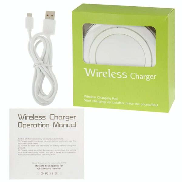 Wireless Charging Pad Qi Standard - White - Image 10