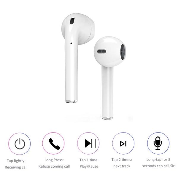 Wireless Tws Sport Bluetooth Headset with Charging Box - I9 Touch - Image 12