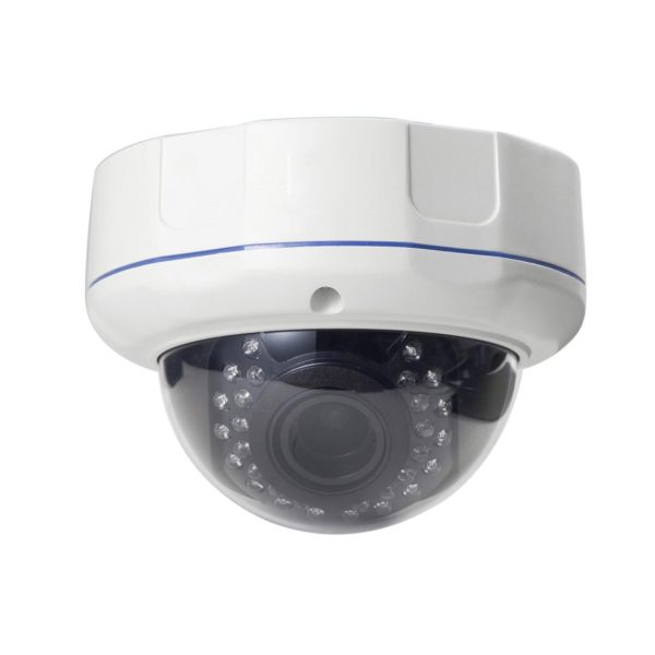 5Mp Ip Dome Camera With Auto Focus And 4X Zoom - White - Image 2