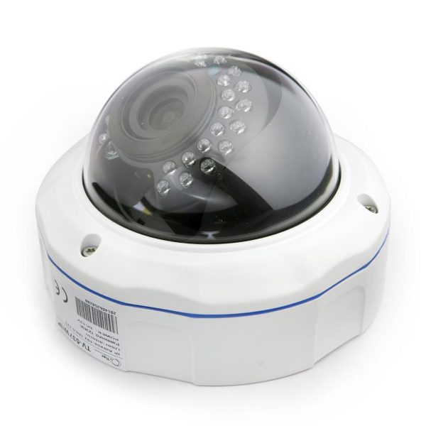 5Mp Ip Dome Camera With Auto Focus And 4X Zoom - White - Image 6