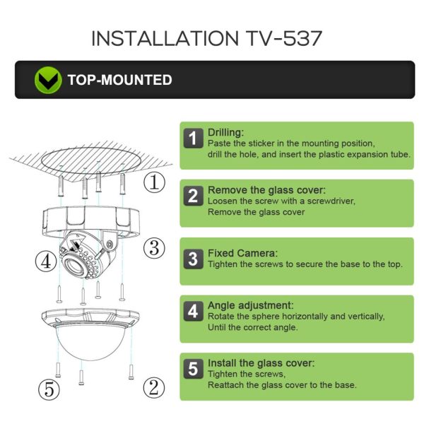 5Mp Ip Dome Camera With Auto Focus And 4X Zoom - White - Image 9