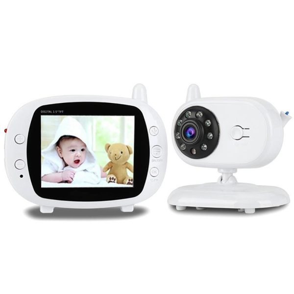 Wireless Baby Monitor With 3.5 Lcd 2.4Ghz Night Vision 2-Way Talk - Image 2
