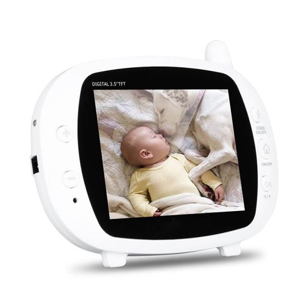 Wireless Baby Monitor With 3.5 Lcd 2.4Ghz Night Vision 2-Way Talk - Image 3