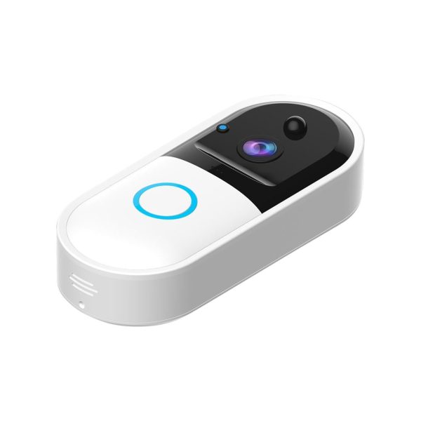 Smart Wifi Video Doorbell With Night Vision & Remote Monitoring - White - Image 4