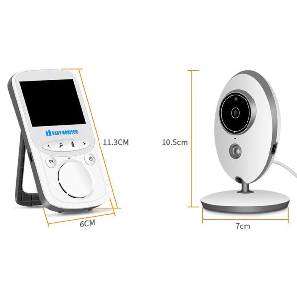 2.4 Lcd Wireless Baby Monitor With Night Vision & Two-Way Talk - Image 3