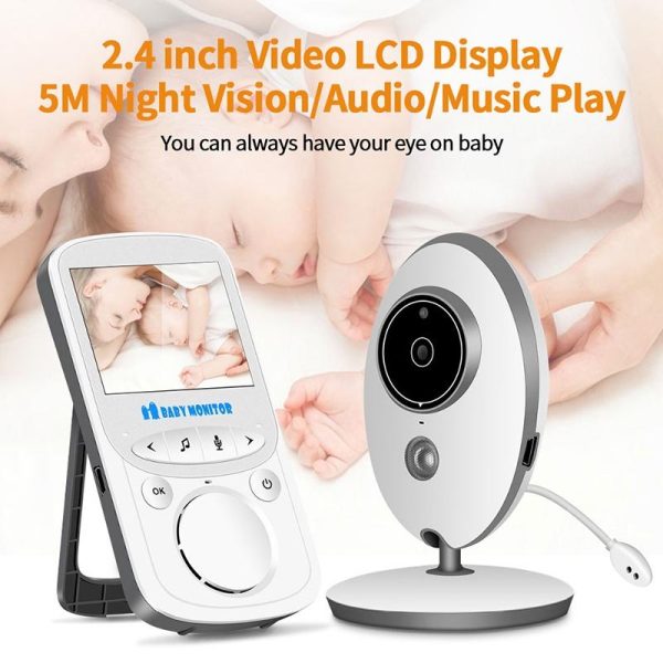2.4 Lcd Wireless Baby Monitor With Night Vision & Two-Way Talk - Image 9