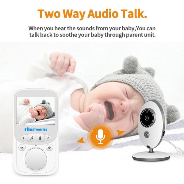 2.4 Lcd Wireless Baby Monitor With Night Vision & Two-Way Talk - Image 11