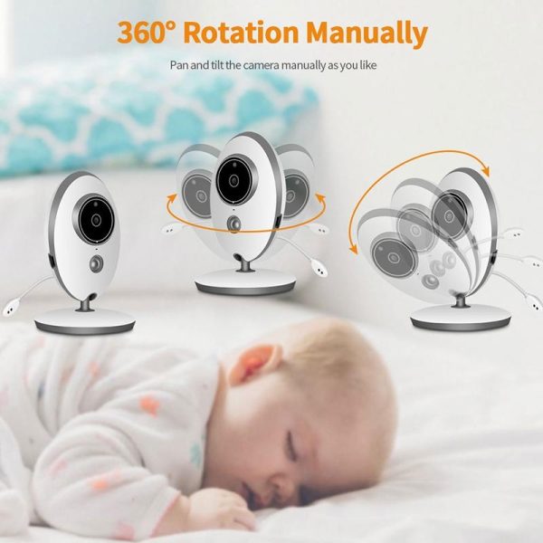 2.4 Lcd Wireless Baby Monitor With Night Vision & Two-Way Talk - Image 14