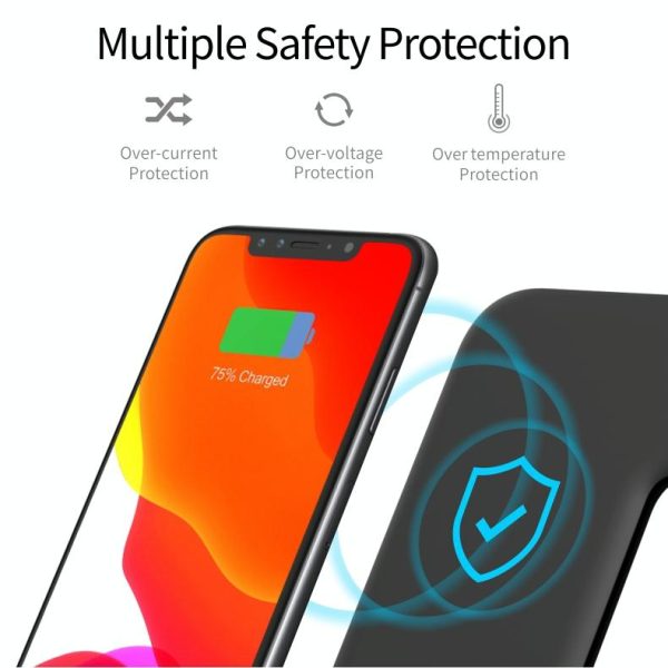 3 In 1 Magnetic Wireless Charger With Touch Ring Light - White - Image 8