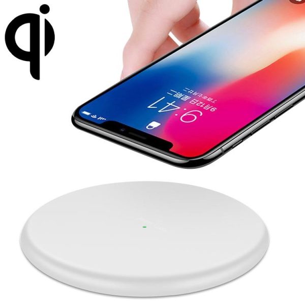 9V 1A Qi Fast Wireless Charger 1M Cable - White - Image 10