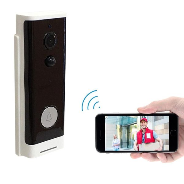 Smart Wifi Video Doorbell With Motion Detection & Two-Way Intercom - White - Image 3