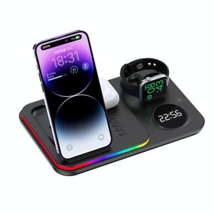 30W Wireless Charger Multifunctional - White - Image 12