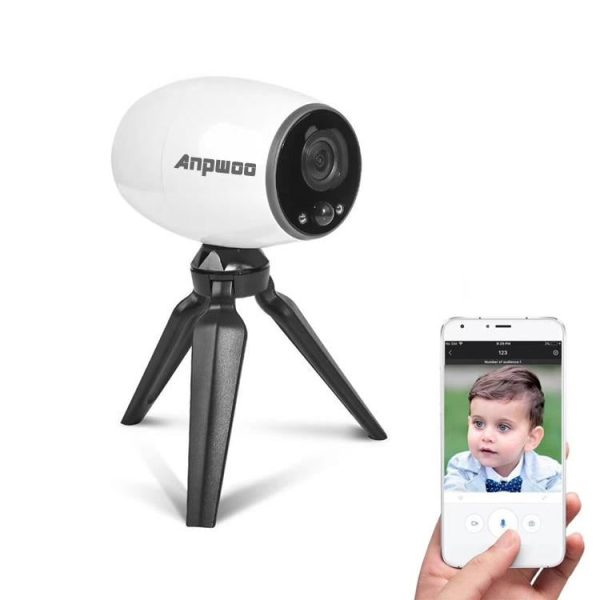 1.3Mp 960P Wifi Ip Camera With Tripod Holder - Motion Detection & Night Vision White - Image 2
