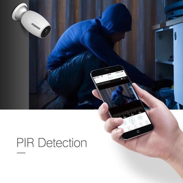 1.3Mp 960P Wifi Ip Camera With Tripod Holder - Motion Detection & Night Vision White - Image 11