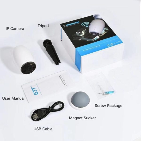 1.3Mp 960P Wifi Ip Camera With Tripod Holder - Motion Detection & Night Vision White - Image 12