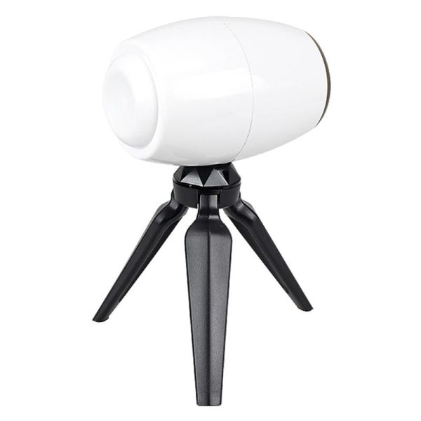 Smart Wifi Camera With Night Vision & Two-Way Audio - White Tripod Support - Image 3