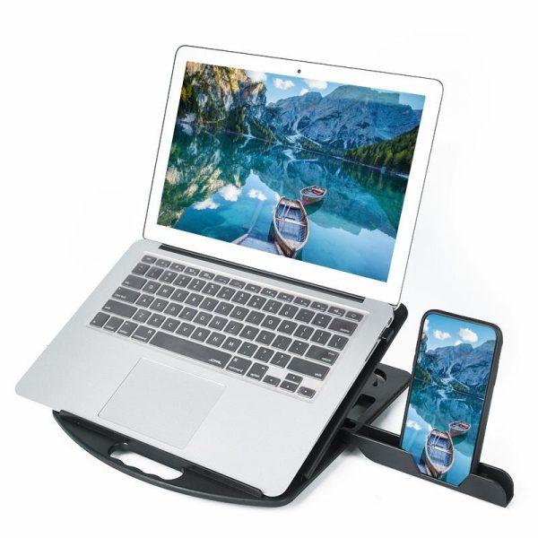 Enhanced Laptop Cooling Stand - Versatile and Efficient - White - Image 9