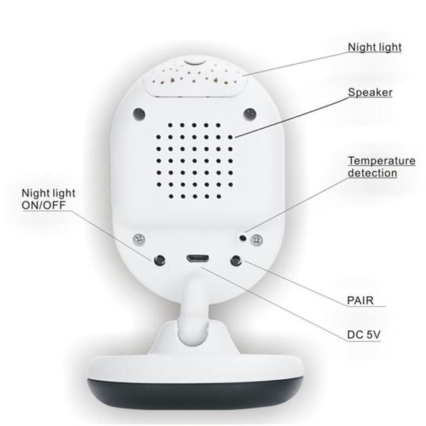 2.4 Wireless Baby Monitor With Night Vision & Two-Way Talk - Image 9