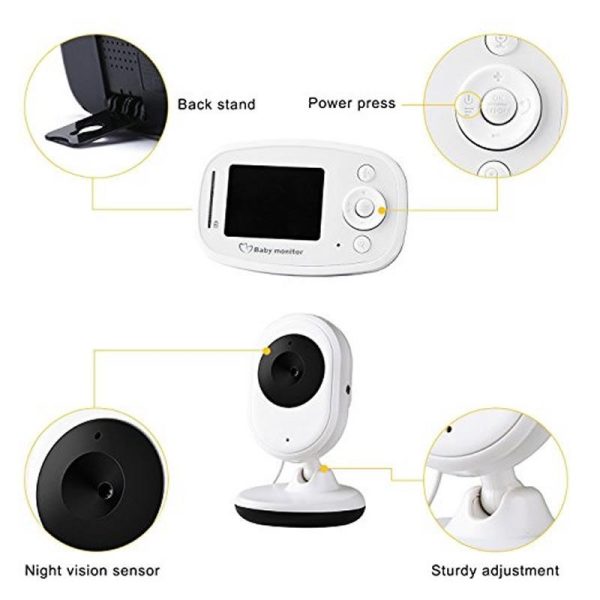 2.4 Wireless Baby Monitor With Night Vision & Two-Way Talk - Image 12