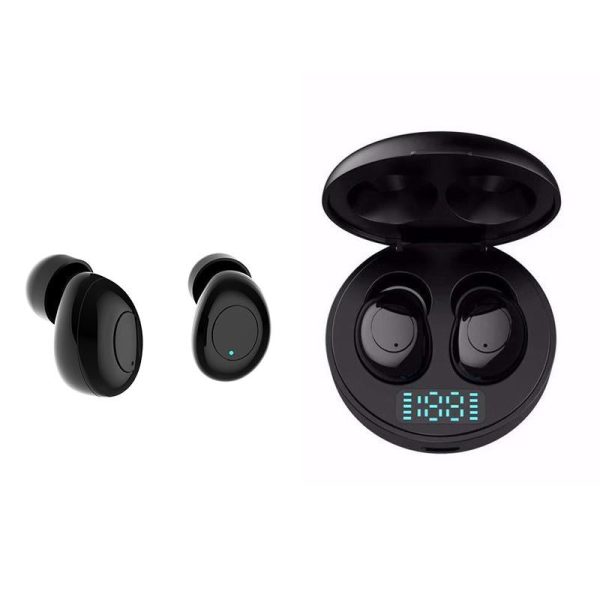 Wireless Earphones with Led Charging Box - J1 Tws - White - Image 2