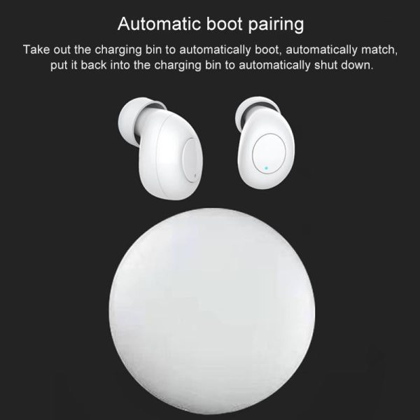 Wireless Earphones with Led Charging Box - J1 Tws - White - Image 10