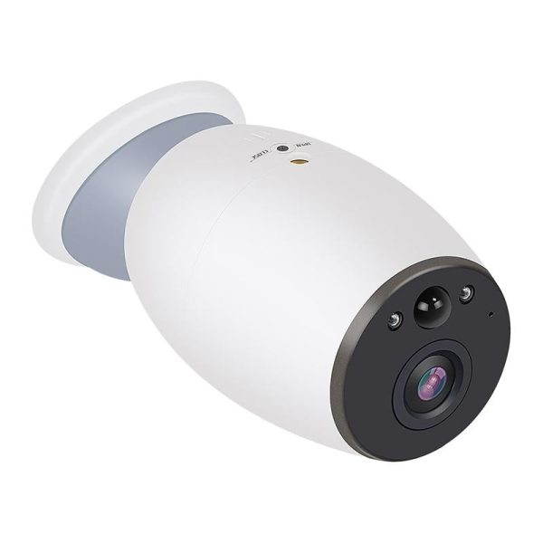 Wireless Smart Camera With Night Vision And Two-Way Audio - Magnet Mount - White - Image 3