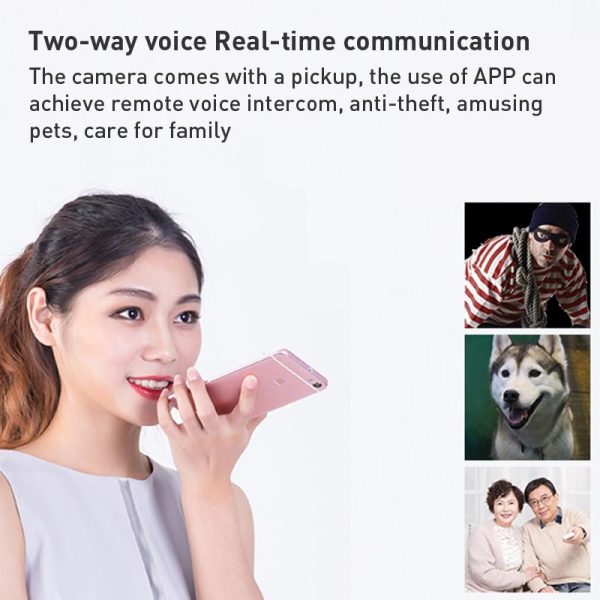 Wireless Smart Camera With Night Vision And Two-Way Audio - Magnet Mount - White - Image 8