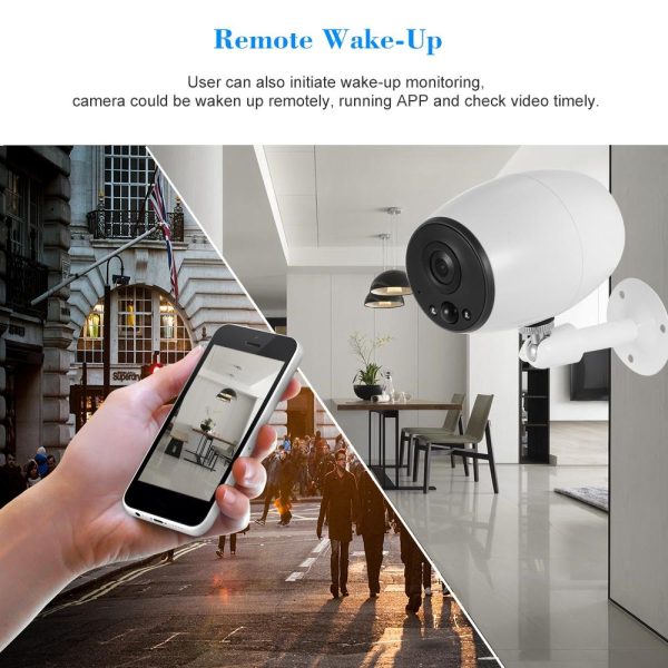 720P Wireless Wifi Camera With Two-Way Audio Night Vision Pir Detection And Ip54 Waterproofing - Image 4