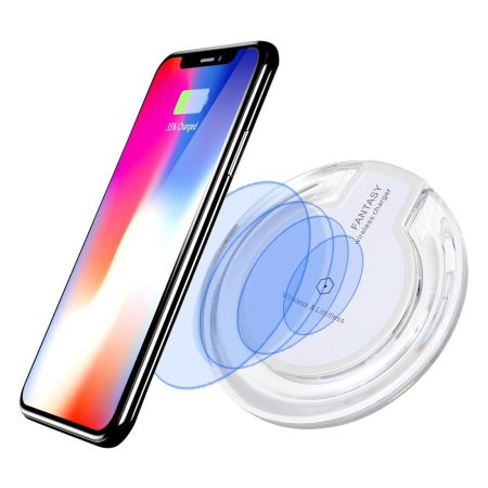 Ultra Thin Wireless Charger For Qi Standard Phones - White