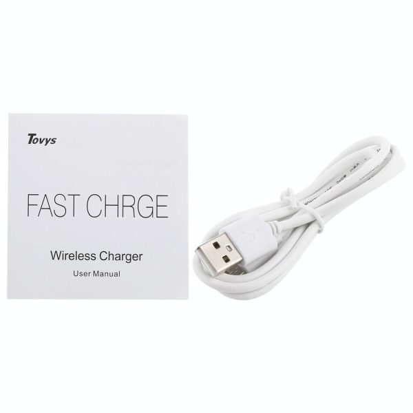 Ultra Thin Wireless Charger For Qi Standard Phones - White - Image 5