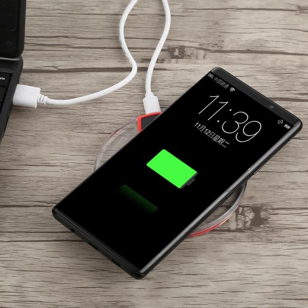 Ultra Thin Wireless Charger For Qi Standard Phones - White - Image 8