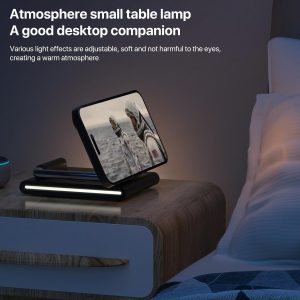 15W Foldable Magnetic Wireless Charger - White - Image 12