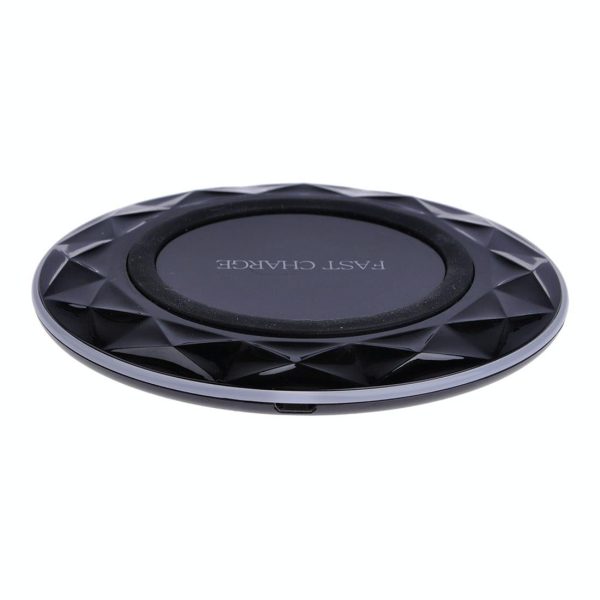 1M Fast Charging Wireless Charger Diamond Qi Standard - White - Image 4