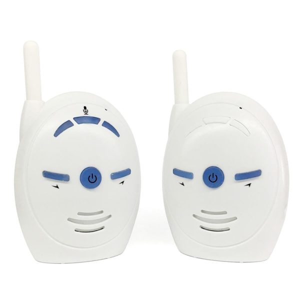Wireless 2.4Ghz Baby Monitor With Two-Way Voice Talk - White - Image 2