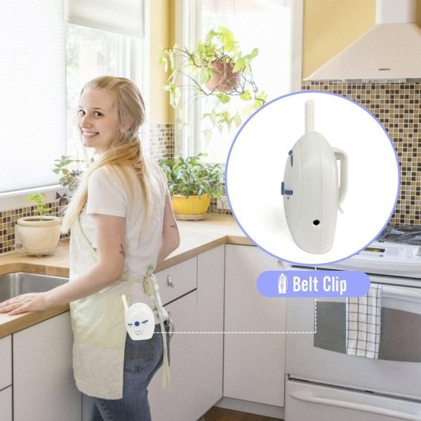 Wireless 2.4Ghz Baby Monitor With Two-Way Voice Talk - White - Image 13