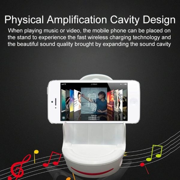 15W Magnetic Wireless Charger Stand For Sofa Phone - White - Image 6