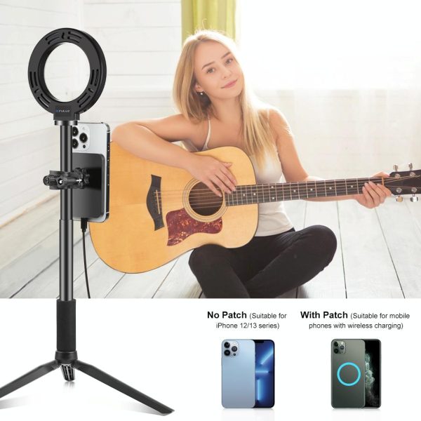 15W Magnetic Wireless Charger With Vlogging Phone Clamp - White - Image 8