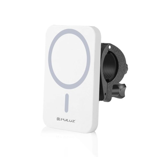 15W Magnetic Wireless Charger With Vlogging Phone Clamp - White - Image 11