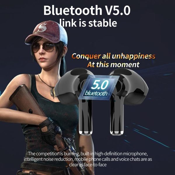 Wireless Bluetooth 5.0 Earbuds with Charging Case - T3 Tws - White - Image 8