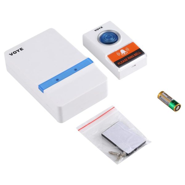 Home Music Remote Control Wireless Doorbell With 38 Polyphony Sounds White - Image 8