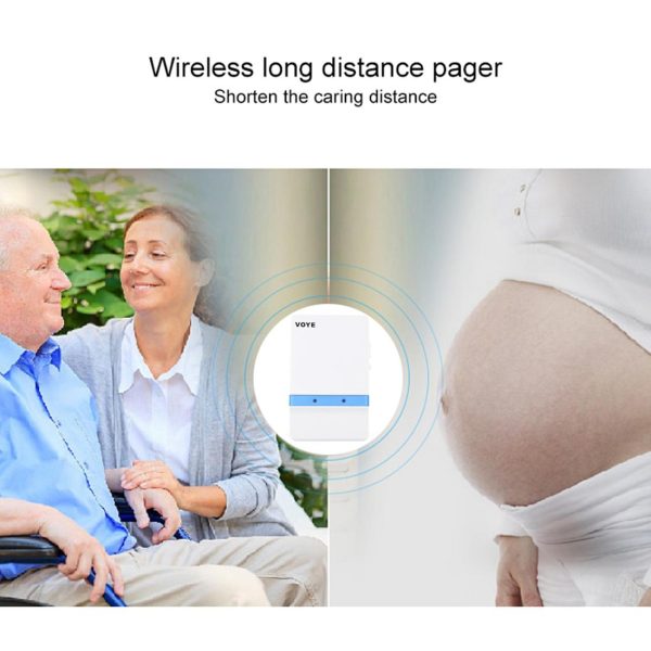 Home Music Remote Control Wireless Doorbell With 38 Polyphony Sounds White - Image 13