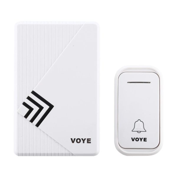 Home Music Remote Control Wireless Doorbell With 38 Polyphony Sounds White - Image 2