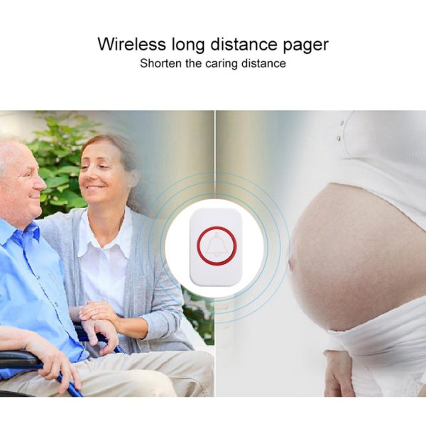 Wireless Doorbell With 38 Ringtones & Flashing Lights - Home Music Remote Control - Image 4